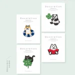 Patchs brodés d&rsquo;animaux mignons pour vêtements, écusson à Coudre