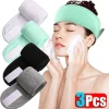 bandeau réglable pour femmes, large bandeau pour spa, yoga, bain, douche, maquillage, lavage du visage, cosmétique, éponge douce, accessoires pour cheveux