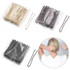 Épingles à cheveux et clips en forme de u pour couvre chef, 50mm, 50 pièces, accessoires pour femmes et filles, décoration de tête de mariage pour mariée