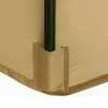 parasol de remplacement en tissu, couverture de parapluie banane de jardin extérieur, auvent de parasol étanche pour parasol à 6 nervures/8 nervures