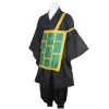 costume de cosplay geto suguru, kimono noir et bleu, uniforme scolaire, vêtements anime, costumes d'halloween pour femmes et hommes