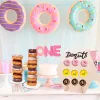 support à beignets en bois, décoration murale de mariage, dessert, support de table à beignets, fournitures de décoration de table pour fête prénatale anniversaire