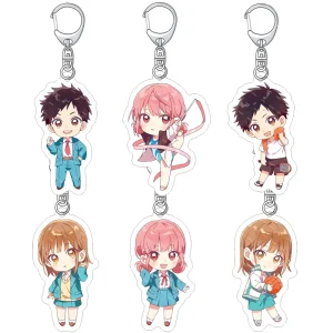 Porte-clés en acrylique, boîte bleue, figurine Taiki Inomata Chinatsu Kano Hina Chono, Cosplay, pendentif de sac, accessoires de décoration, cadeau Porte-clés en acrylique, boîte bleue, figurine Taiki Inomata Chinatsu Kano Hina Chono, Cosplay, pendentif de sac, accessoires de décoration, cadeau