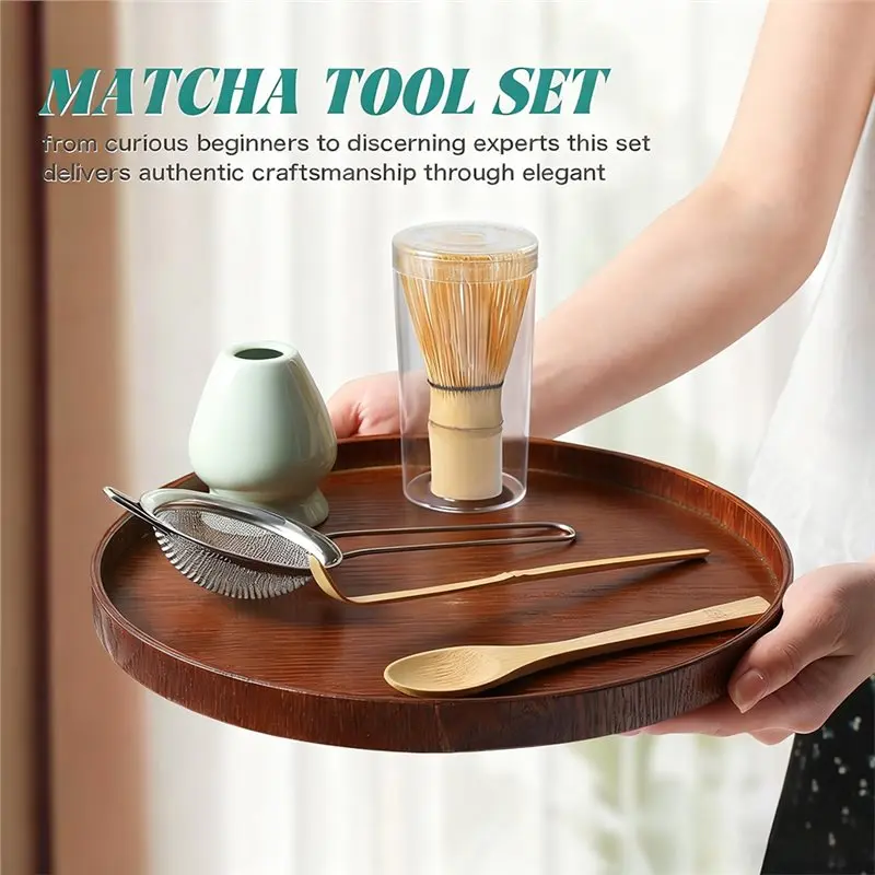 service à thé soft matcha 5 pièces avec fouet en bambou, support, cuillère en bambou, cuillère en bois, tamis kit matcha complet service à thé soft matcha 5 pièces avec fouet en bambou, support, cuillère en bambou, cuillère en bois, tamis kit matcha complet