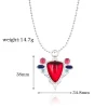 collier pierre rouge d'aja, pendentif anime jojos bizarre adventure pour fans de manga, accessoires de bijoux cosplay
