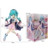 nouveau hatsune miku anime figure rose sakura position assise pvc figure modèle jouet décoration recueillir des cadeaux enfants cadeaux d'anniversaire