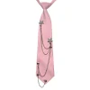 mode pré attaché jk cravate punk jk preppy noeud papillon réglable vintage étoile chaîne cravate pour hommes femmes