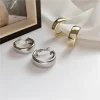 géométrique pour femmes fille grand tube large cercle rond accessoires de mode boucles d'oreilles boucles d'oreilles pendantes bijoux boucles d'oreilles pendantes