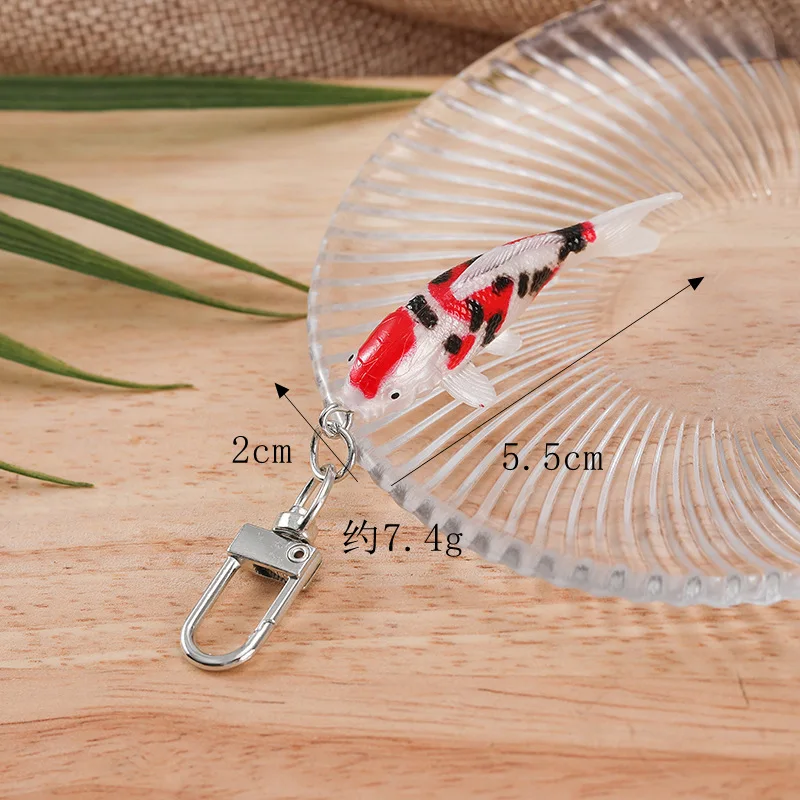 porte clés modèle de poisson koi de simulation créative, articles décoratifs de poisson ornemental, ornements de scène fluide, sacs et pendentifs porte clés modèle de poisson koi de simulation créative, articles décoratifs de poisson ornemental, ornements de scène fluide, sacs et pendentifs