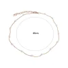 chaîne de cou couleur or pour femmes, style coréen, breloque pour fille, collier ras du cou en perles, chaîne de perles élégante, collier court de clavicule, cadeau