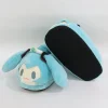 hatsune miku pantoufles de maison pour femmes bottes de neige de haute qualité à la mode moelleux chaud plus doublé bout fermé pantoufles souples chaussures d'hiver