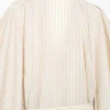 kondala vintage chic femmes robe rayé ample col en v ceintures à lacets longue robe kimono nouvelle mode 2024 automne robe ample
