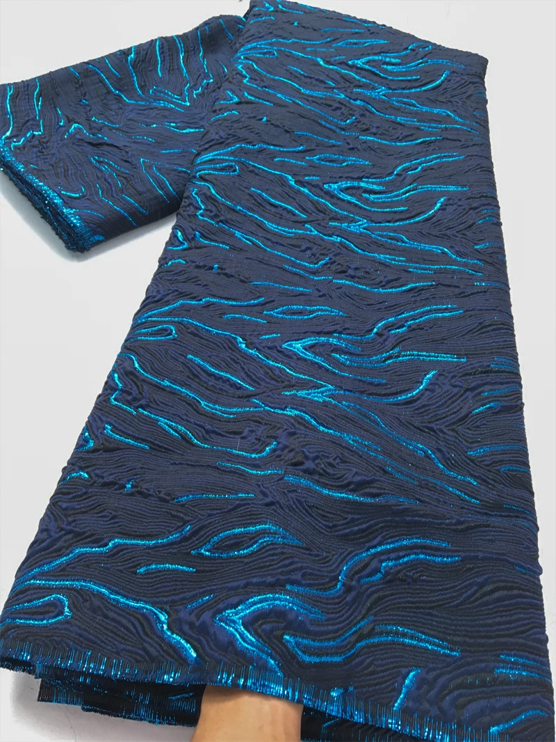 tissu en dentelle brocart pour femmes, tissu damassé africain, tissu en dentelle jacquard de haute qualité, couture élégante pour robes de soirée, 2.5 verges, 4063 tissu en dentelle brocart pour femmes, tissu damassé africain, tissu en dentelle jacquard de haute qualité, couture élégante pour robes de soirée, 2.5 verges, 4063