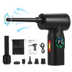 Dépoussiéreur à air comprimé avec écran numérique, nettoyeur électrique, moteur à brosse, 100W, 7500mAh Dépoussiéreur à air comprimé avec écran numérique, nettoyeur électrique, moteur à brosse, 100W, 7500mAh