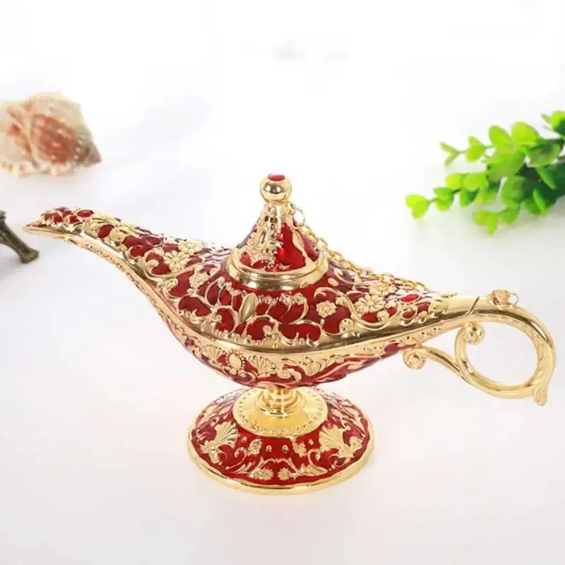 lampe aladdin ornement décoratif grande décoration de maison rétro européenne décoration en métal artisanat cadeau de vacances lampe aladdin ornement décoratif grande décoration de maison rétro européenne décoration en métal artisanat cadeau de vacances
