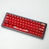 kbdiy nichirin épée thème keycap rouge mat translucide anime pc keycaps profil cerise pour 60 wooting clavier mécanique gamer