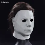 Lo5,00 tain-Masque en Latex Michael Myers pour Halloween, Cosplay, Horreur, Tueur Sanglant, Démon, Casque de Carnaval, Accessoires de ix, Tim ade, 1978 Lo5,00 tain-Masque en Latex Michael Myers pour Halloween, Cosplay, Horreur, Tueur Sanglant, Démon, Casque de Carnaval, Accessoires de ix, Tim ade, 1978
