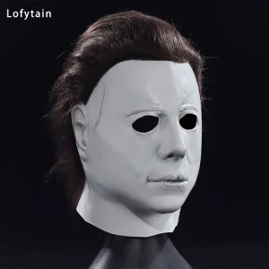 Lo5,00 tain-Masque en Latex Michael Myers pour Halloween, Cosplay, Horreur, Tueur Sanglant, Démon, Casque de Carnaval, Accessoires de ix, Tim ade, 1978