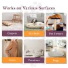 brosse pour chien pour la mue et le toilettage, outil de démêlage élégant pour chiens à poils courts et longs, 5 pouces de long, poids de 4oz ez