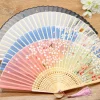 Eventail pliable à main en bambou, pour mariage, style chinois, japonais, pour enfants, Antique, cadeau