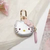 hello kitty kawaii dessin animé porte clés bijoux pièce de monnaie pendentif porte clés haute beauté fille coeur sac pendentif fille cadeau