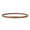 ceinture de pantalon multi éléments en alliage coréen, boucle en m, style ins simple, ceinture décorative polyvalente pour femmes