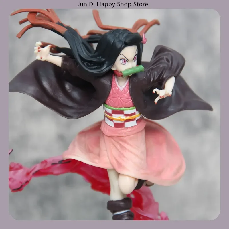 figurine de dessin animé demon slayer kamado nezuko, 21cm, modèle d'art, décoration de bureau à collectionner pour garçons, cadeau idéal figurine de dessin animé demon slayer kamado nezuko, 21cm, modèle d'art, décoration de bureau à collectionner pour garçons, cadeau idéal