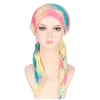 hijab imprimé musulman pour femmes et filles, turban à longue queue, couvre chef élastique 7.5, bonnet chimio respirant