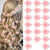 Pince crocodile fleur de cerisier, pince à cheveux fleur rose femme, accessoire cheveux festival fleur de cerisier, accessoire cheveux femme