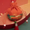Poudres cadeaux Flower ConfronDecoration Proximity Wstring Sac de rangement de style chinois Poudres de sac à main pour femmes, Sac à bijoux AfricVauxhall et
