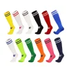 chaussettes de football professionnelles pour enfants et jeunes adultes, bas longs d'entraînement, chaussettes de sport respirantes en nylon pour garçons et filles