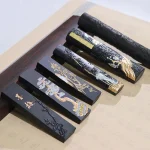 Pierre à encre de calligraphie chinoise, bloc d’encre fait à la main, bâton de peinture à l’encre, outils de calligraphie, encre de fumée de pin Pierre à encre de calligraphie chinoise, bloc d’encre fait à la main, bâton de peinture à l’encre, outils de calligraphie, encre de fumée de pin