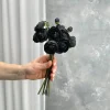 mini ranunculus noir, fleur artificielle en soie, remplissage de fleurs de mariage en vrac, arrangements de centres de table, décorations de réception nuptiale