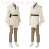 obi kenobi cosplay costume sur mesure étoile de film cosplay robe jedi adulte hommes halloween guerres obi costume ensemble complet tenue