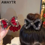 AWAYTR-Anneau de Cheveux avec Nministériels d en Strass, Accessoire Japonais, Ondulé, Brcorporelle, Tête, Fleur, artificiel astique, Corde de Tête pour Fille Coréenne et Femme AWAYTR-Anneau de Cheveux avec Nministériels d en Strass, Accessoire Japonais, Ondulé, Brcorporelle, Tête, Fleur, artificiel astique, Corde de Tête pour Fille Coréenne et Femme