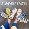 Tongs tendance vêtements d’extérieur d’été à la mode Clip sur pantoufles de plage anti-dérapant Couple attelle pantoufles loisirs commodité Tongs tendance vêtements d’extérieur d’été à la mode Clip sur pantoufles de plage anti-dérapant Couple attelle pantoufles loisirs commodité