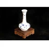 plateau à thé rétro en bois, table délicate, petites bases de théière carrées, décor de vase, socle de bonsaï en bois massif, plateau de service de base en bois
