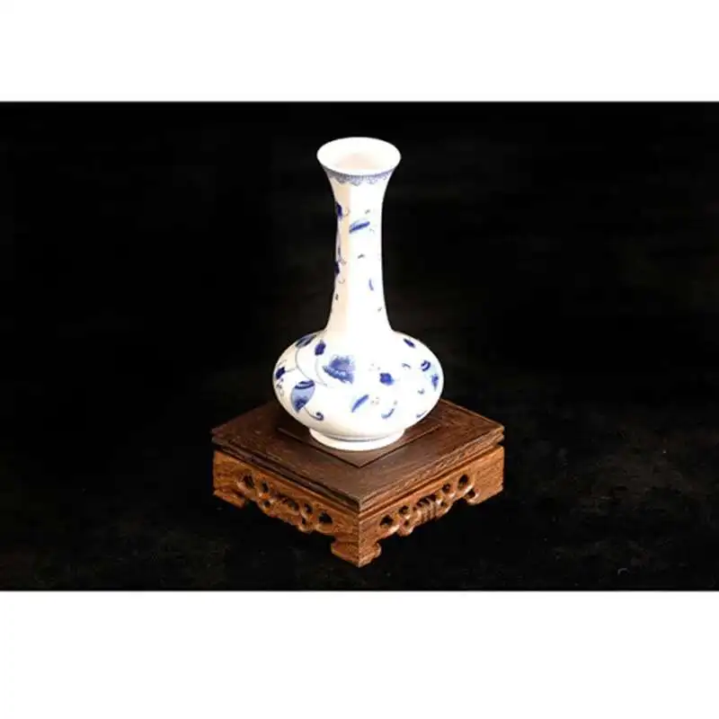 plateau à thé rétro en bois, table délicate, petites bases de théière carrées, décor de vase, socle de bonsaï en bois massif, plateau de service de base en bois plateau à thé rétro en bois, table délicate, petites bases de théière carrées, décor de vase, socle de bonsaï en bois massif, plateau de service de base en bois