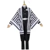 2025 anime démon moordenaar kimetsu no yaiba iguro obanai haori kimono cosplay kostuum pruik witte slangenaccessoires halloween