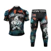 jiu jitsu hommes kimono mma t shirt + pantalons ensembles muay thai shorts gi bjj rashguard pour hommes gymnastique maillots de boxe kickboxing sportsuit