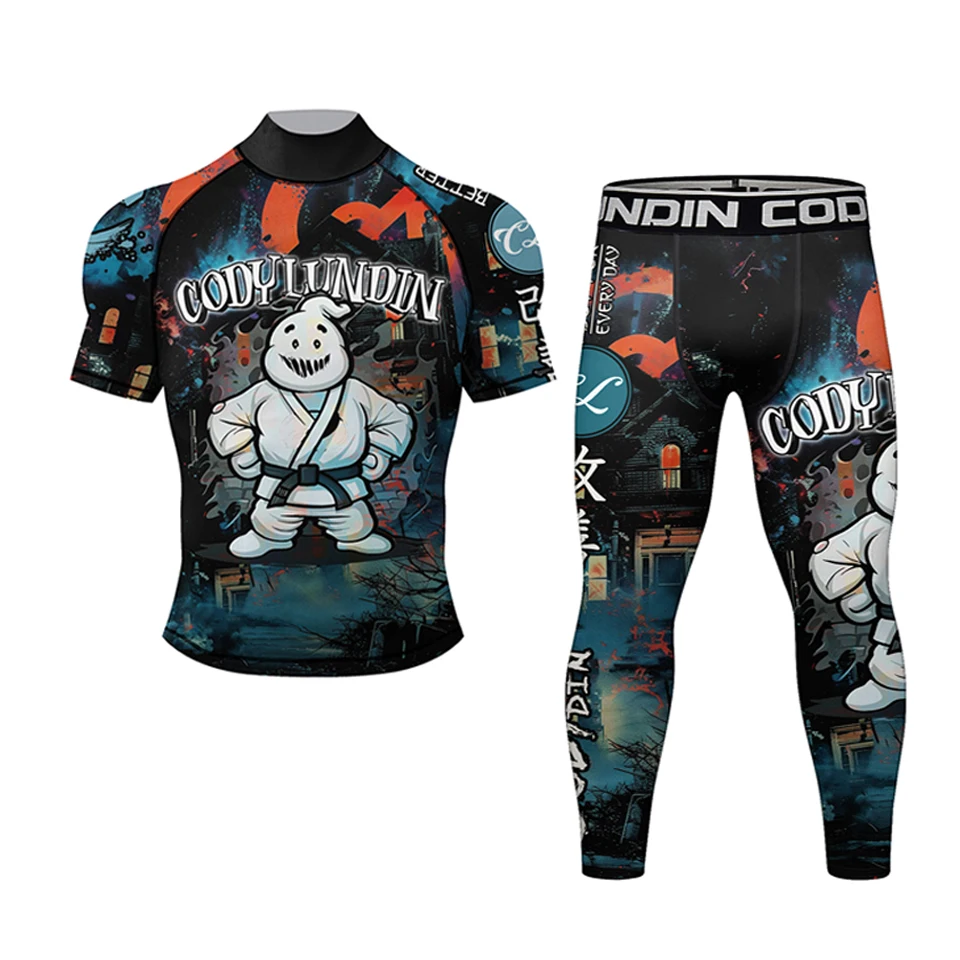 jiu jitsu hommes kimono mma t shirt + pantalons ensembles muay thai shorts gi bjj rashguard pour hommes gymnastique maillots de boxe kickboxing sportsuit jiu jitsu hommes kimono mma t shirt + pantalons ensembles muay thai shorts gi bjj rashguard pour hommes gymnastique maillots de boxe kickboxing sportsuit