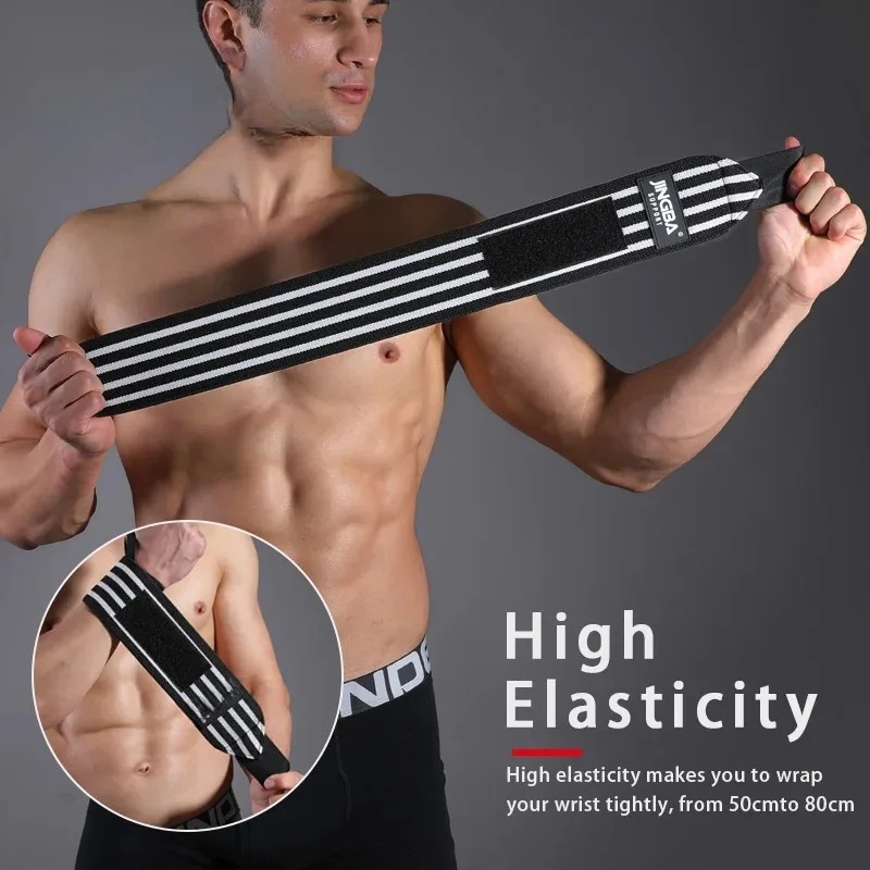 bandes de soutien de poignet réglables, 1 pièce, pour l'haltérophilie, avec boucle de pouce, barre horizontale unisexe, bracelet de gymnastique et de fitness bandes de soutien de poignet réglables, 1 pièce, pour l'haltérophilie, avec boucle de pouce, barre horizontale unisexe, bracelet de gymnastique et de fitness