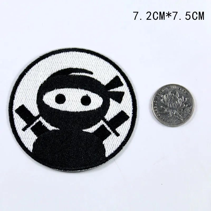 autocollant en tissu brodé pour femme, dessin animé samouraï japonais, geisha, patch pour vêtements brodés à dos de colle autocollant en tissu brodé pour femme, dessin animé samouraï japonais, geisha, patch pour vêtements brodés à dos de colle