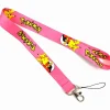 lanière de clé pokemon pikachu, motif de dessin animé, appareil photo portable, téléphone, corde de cou suspendue, décorations, cadeaux pour enfants