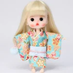 OBITSU-Kimono uni à motif multicolore antique, ensemble de vêtements de beurre, accessoires vestisens, 11 GSC, OB11 OBITSU-Kimono uni à motif multicolore antique, ensemble de vêtements de beurre, accessoires vestisens, 11 GSC, OB11