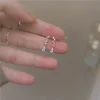 boucles d'oreilles japonaises en argent sterling 925, placage de pampilles en cristal exquis, or 14 carats, tempérament pour femmes, bijoux de fête assortis