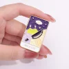 stratravelling Épingle en émail grenouille personnalisée, épingle de tarot, insigne de bijoux, sac à dos, revers, soleil, étoiles, lune, amoureux de la mort, fête d'halloween, vente en gros