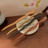 bâton de cheveux en bois élégant de style chinois pour femmes et filles, épingles à cheveux simples, fourchette à cheveux vintage hanfu cheongsam, accessoires pour cheveux