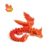 dragon démon imprimé en 3d, jouet fidget dragons, ornements de bureau, modèle de simulation, figurines, ornements de bureau