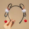 ensemble d'accessoires pour cheveux traditionnels chinois pour filles, bandeau de princesse avec fausses tresses, pinces à cheveux pour enfants, robe fantaisie de fête
